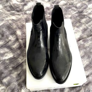 Robert Graham Black Big Bang Chelsea Boots Size 10